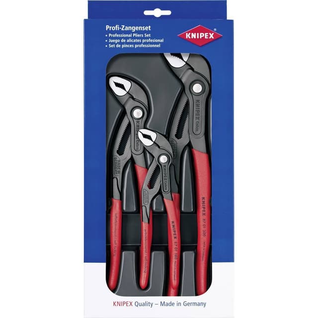 Verkstad Polygrip-set 3 delar Knipex 00 20 09 V02