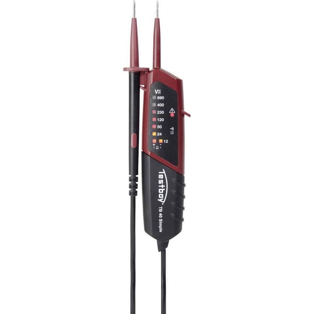 Testboy 40 Simple Tvåpolig spänningsprovare CAT III 600