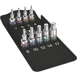 Wera 8740 C HF 05004201001 Unbrako Topnøgle-bit-sæt 9 dele 1/2 (12,5 mm)