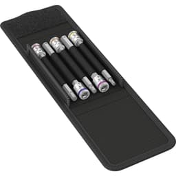 Wera 8740 05003345001 Udvendig sekskant Topnøgle-bit-sæt 5 dele 1/4 (6,3 mm)