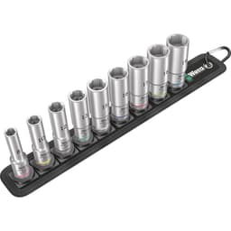 Wera Belt B Deep 1 Hylsnyckelinsats-set 3/8 9 delar