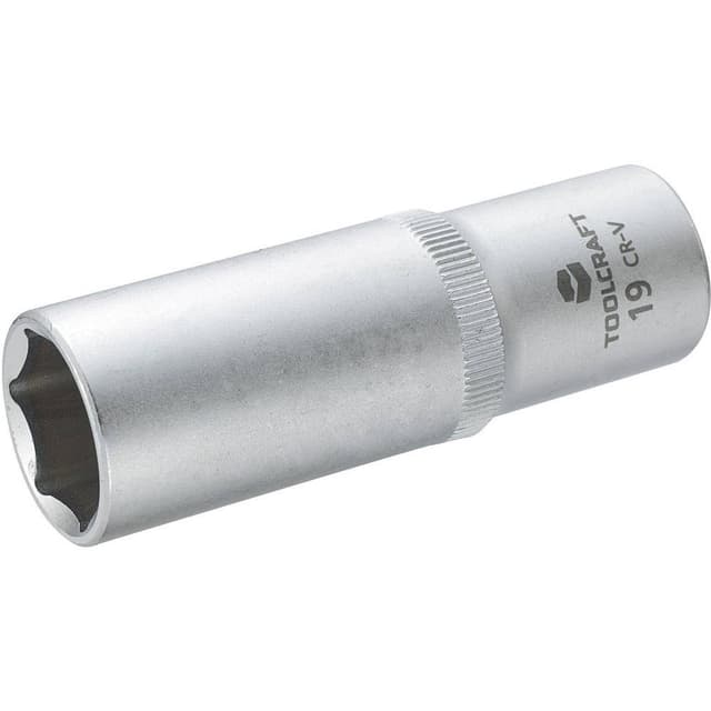TOOLCRAFT 816184 Ytter-sexkantig Hylsnyckelinsats 19 mm