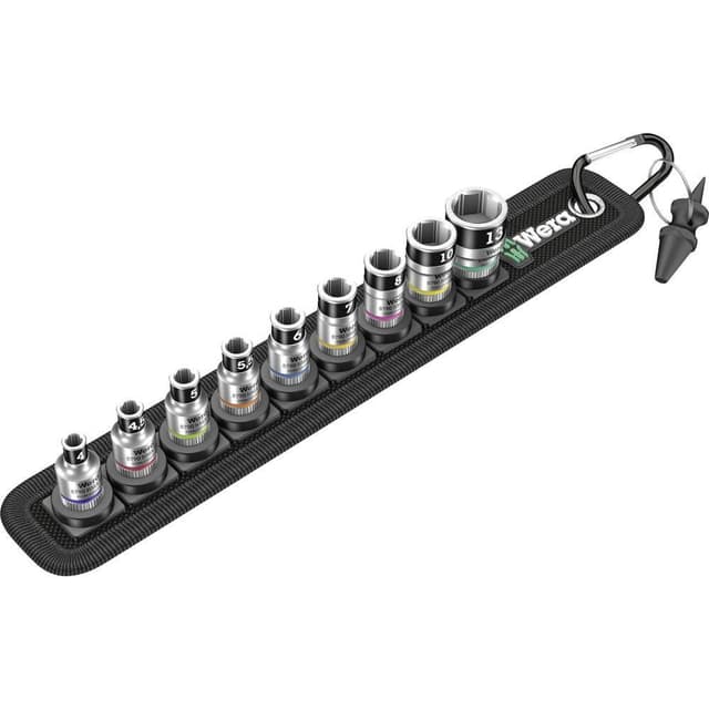Wera 8790 HMA 05003880001 Hylsnyckelinsats-set 10 delar
