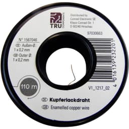 TRU COMPONENTS Lackerad koppartråd Ytter-Ø (inkl.
