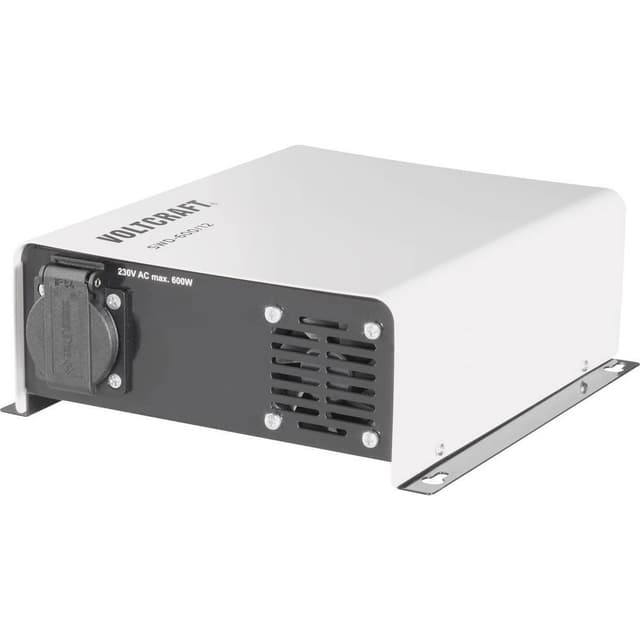 VOLTCRAFT Inverter SWD-600/12 600 W 12 V/DC - 230 V/AC Kan fjernbetjenes