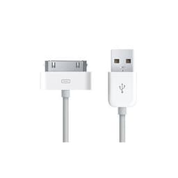30-pin USB-kabel till iPad / iPod / iPhone (Vit)