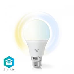 SmartLife LED-Lamppu | Wi-Fi | B22 | 800 lm | 9 W | Kylmä Valkoinen / Lämmin Valkoinen | 2700 - 6500 K | Energialuokka: A+ | Android/ IOS | A60 | 1 kpl