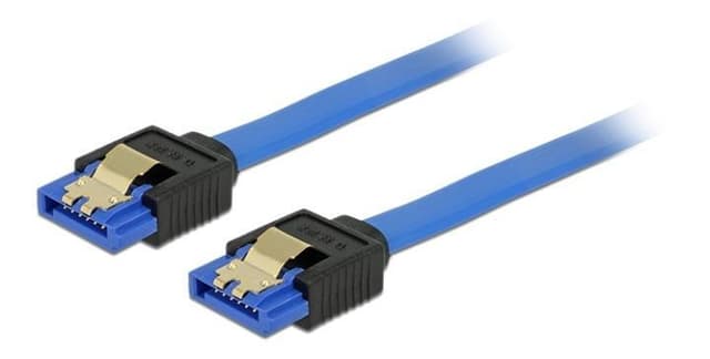 DeLOCK SATA-kaapeli, suorat liittimet, SATA 6Gb/s, 0,2m, sininen