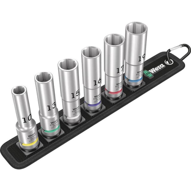 Wera Belt C Deep 1 Hylsnyckelinsats-set 1/2 6 delar