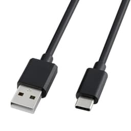 Tyyppi C-USB 2.0 4-ytiminen pikalatauskaapeli 3A Musta 1,5 m
