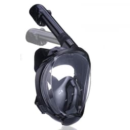 Helmask cyklop med snorkel och GoPro fäste - svart - S/M