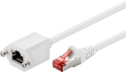 Goobay Netværkskabel forlænger CAT 6, F/UTP, hvid