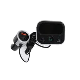 Bluetooth FM-sändare med billaddare (QC3.0/PD18W) Svart