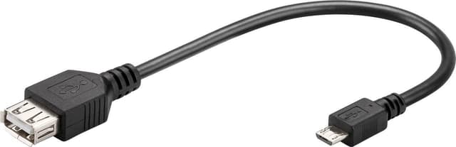 Goobay USB Micro-B / USB A OTG höghastighetsadapter för anslutning av