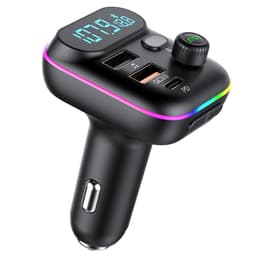 Bluetooth FM-sändare med billaddare och LED