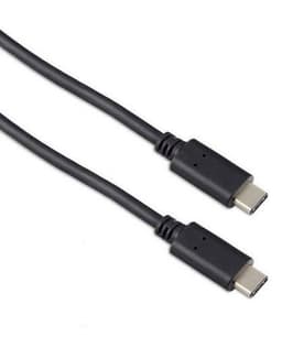 Targus ACC927EU, 1 m, USB C, USB C, USB 3.2 Gen 2 (3.1 Gen 2), Hanstik/Hanstik, Sort
