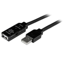 StarTech.com 15 m aktiv USB 2.0-förlängningskabel - M/F, 15 m, USB A,