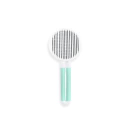 Pet Brush Hair Self Cleaning Comb Blue
