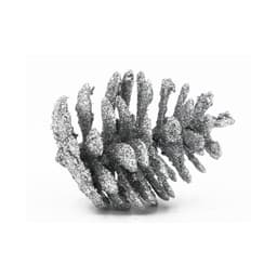 INF Kotte juldekoration PE Silver glitter