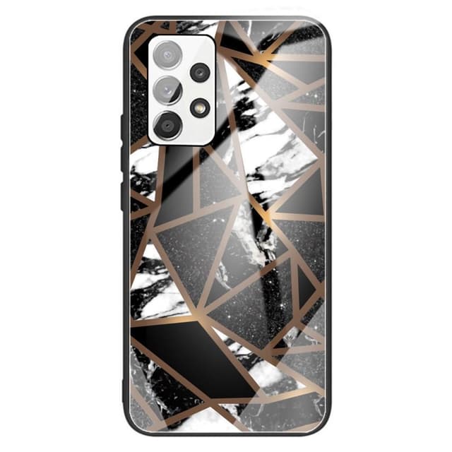 SKALO Samsung A13 4G Marmor hærdet glas TPU Cover - #8