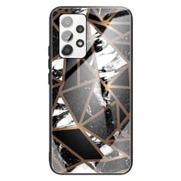 SKALO Samsung A13 4G Marmori karkaistu lasi TPU-suojakuori - #8