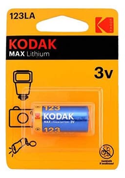 Kodak Kodak Max lithium 123LA batteri (1 pakke)