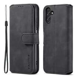 DG MING Samsung A04s 4G Premium Cut Tegnebog Etui - Sort