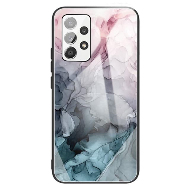 SKALO Samsung A13 4G Marmor hærdet glas TPU Cover - #2