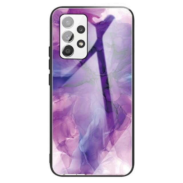 SKALO Samsung A13 4G Marmor hærdet glas TPU Cover - #5