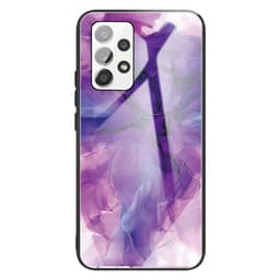 SKALO Samsung A13 4G Marmori karkaistu lasi TPU-suojakuori - #5