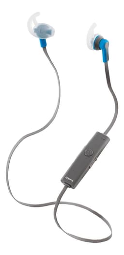 STREETZ Bluetooth-stop-in-ear-kuulokkeet mikrofonilla, BT 4.1, harmaa/sininen