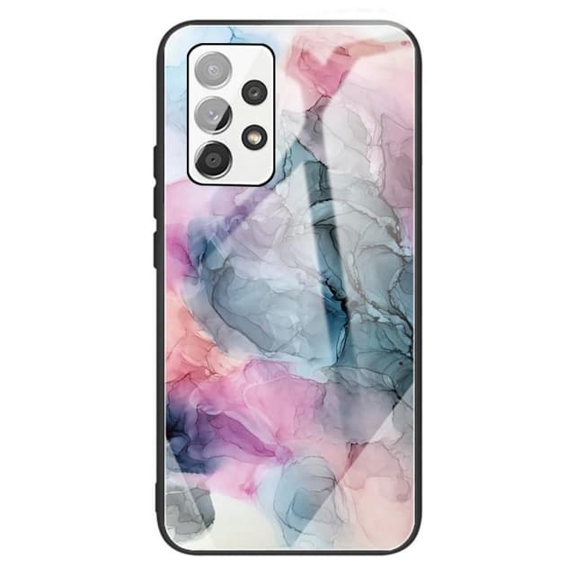 SKALO Samsung A13 4G Marmor Härdat Glas TPU-skal - Motiv 6