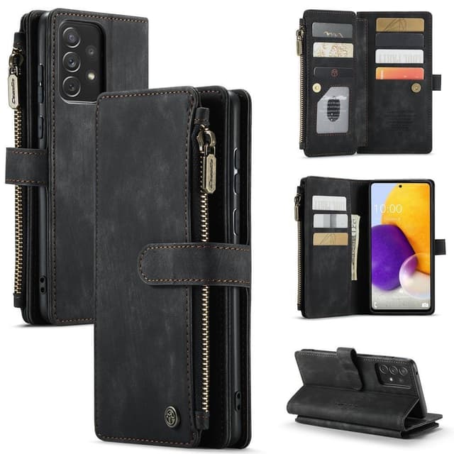 CaseMe Samsung A13 4G CaseMe Big Wallet Plånboksfodral - Svart
