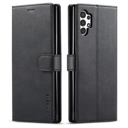 SKALO Samsung A13 4G LC.IMEEKE Plånboksfodral i PU-Läder - Svart