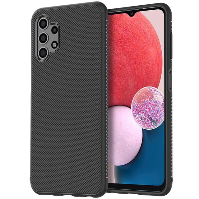 SKALO Samsung A13 4G Twill TPU kuori - - Musta