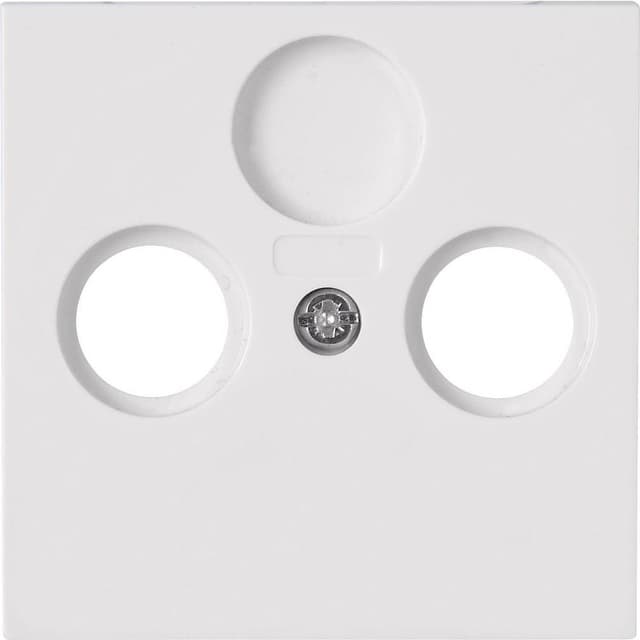 Kopp 1 st Vippa/centrumplatta TV/Radio ATHENIS Renvit