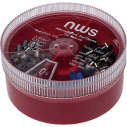 Ändhylsa sortiment 0.50 mm² 2.50 mm² Blå, Grå, Svart,