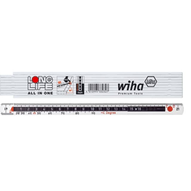 Wiha 33232 33232 Tumstock 2 m Plast