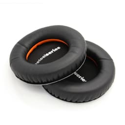 Öronkuddar kompatibla med Steelseries Siberia V2 konstläder svart