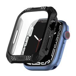 INF Deksel med skjermbeskytter kompatibel med Apple Watch 7 41 mm Sort