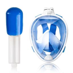 Helmask's cyklops med snorkel og GoPro fastgjort Blue S / M