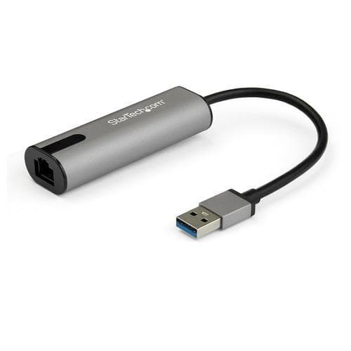 StarTech.com US2GA30, Ledningsført, USB, Ethernet, 5000 Mbit/s, Sort, Grå
