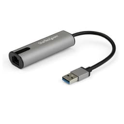 StarTech.com US2GA30, Ledningsført, USB, Ethernet, 5000 Mbit/s, Sort, Grå