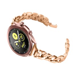 Klokkearmbånd til Samsung Galaxy Watch 3/4 Rustfritt stål Rose Gold