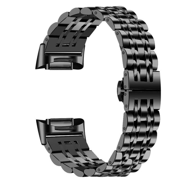 Fitbit Charge 5 armbånd i rustfritt stål Sort - Elkjøp