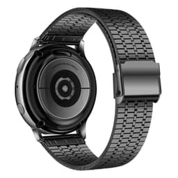Samsungin älykellon rannekoru 20 mm ruostumatonta terästä Musta