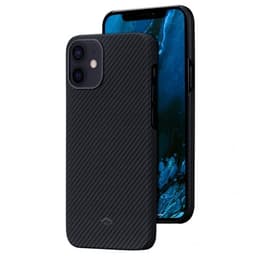 Pitaka iPhone 12 Mini Suojakuori Air Case Musta/Harmaa Twill