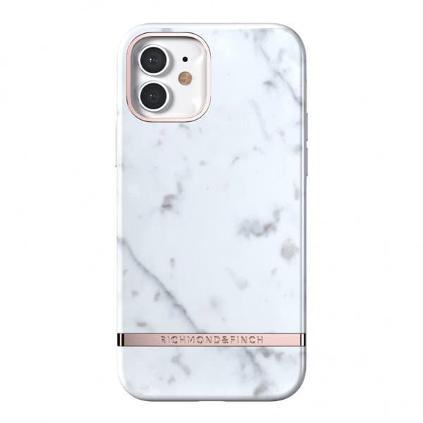 Richmond & Finch iPhone 12/iPhone 12 Pro Skal White Marble