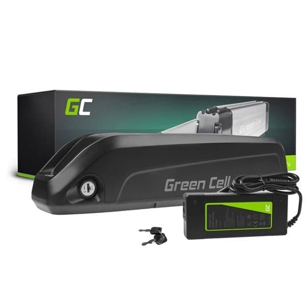 Green Cell elcykelbatteri 36V 13Ah med laddare