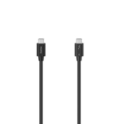 HAMA Kabel USB-C Thunderbolt-4 40 Gbit/s Ultra-HD 8K 0,8m Svart